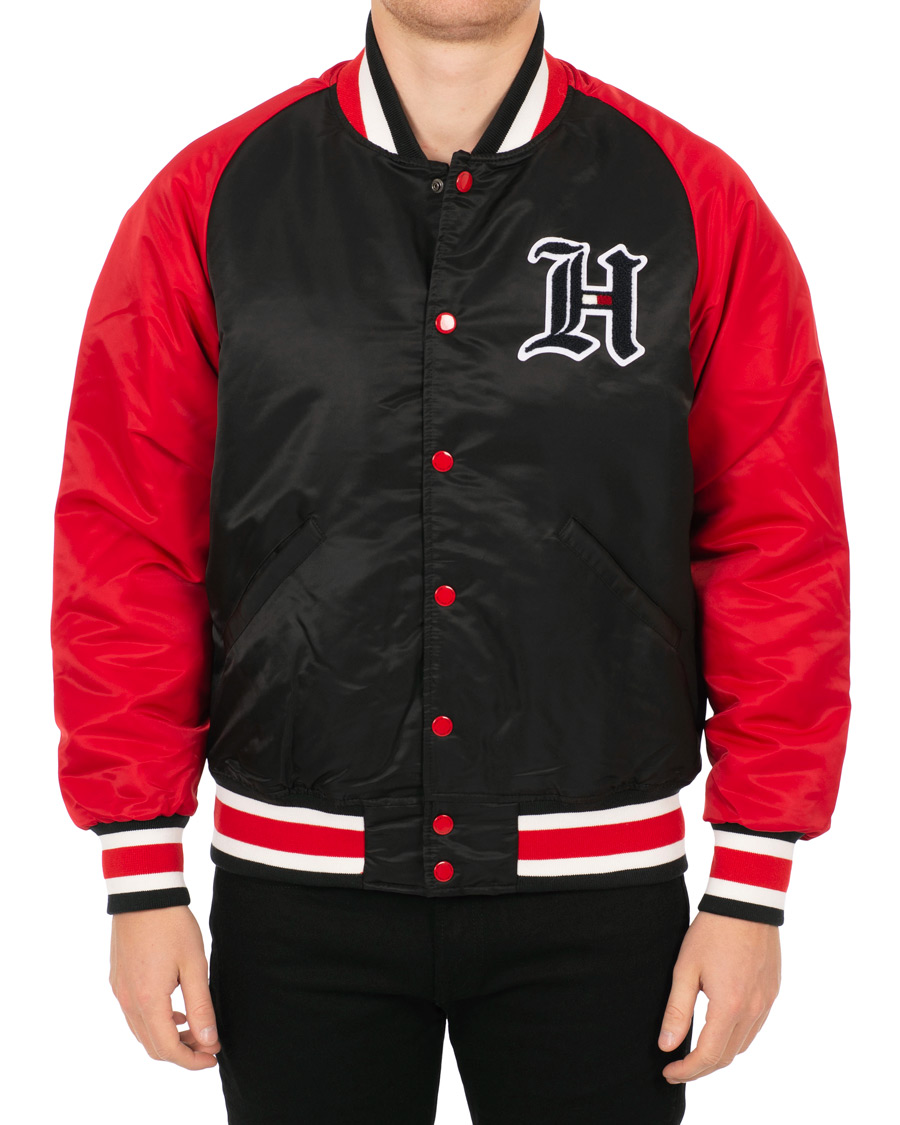 Homme | Manteaux Et Vestes | Tommy Hilfiger | Lewis Hamilton Varsity Bomber Jet Black