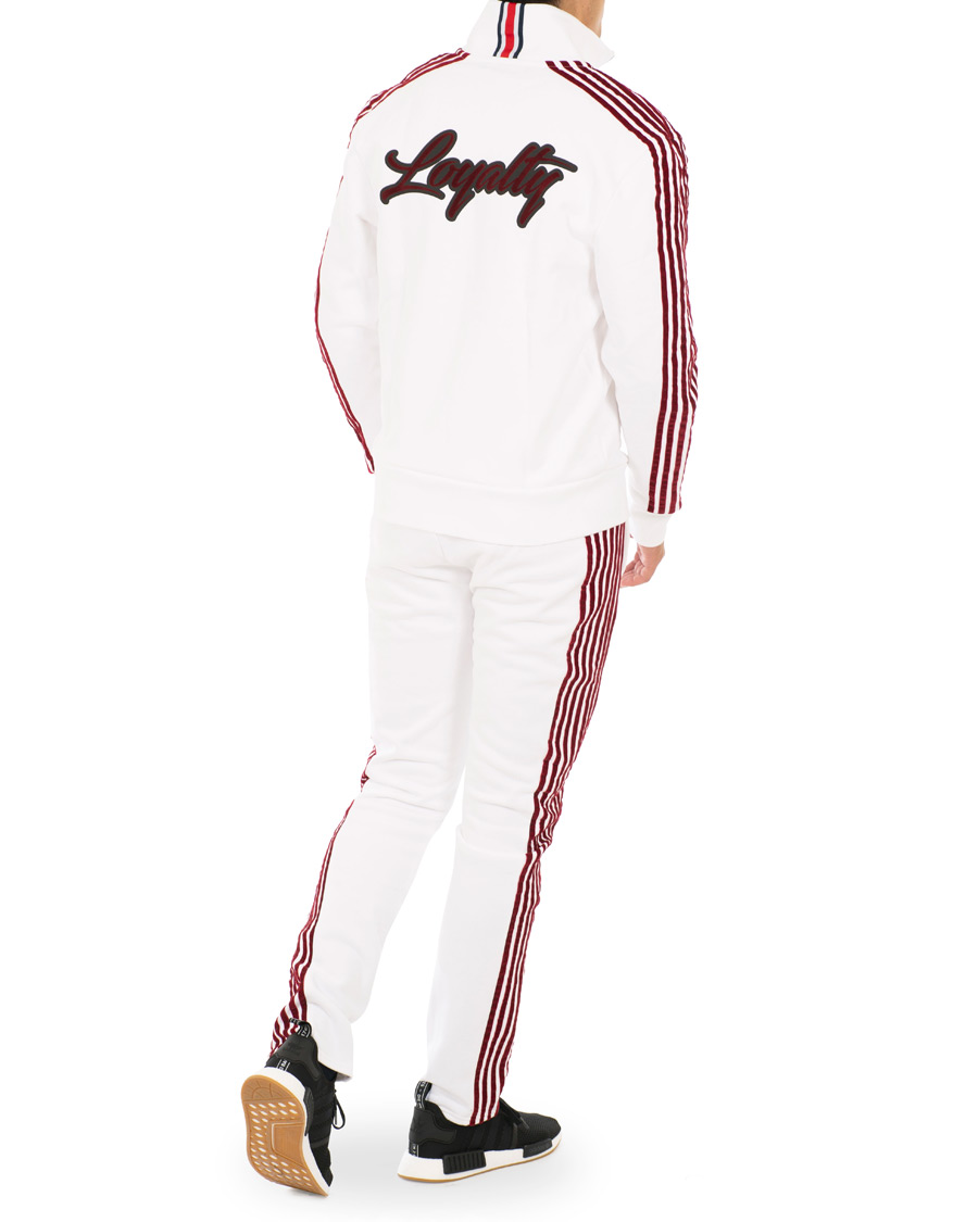 Homme | Pulls Et Tricots | Tommy Hilfiger | Lewis Hamilton Striped Track Jacket Bright White