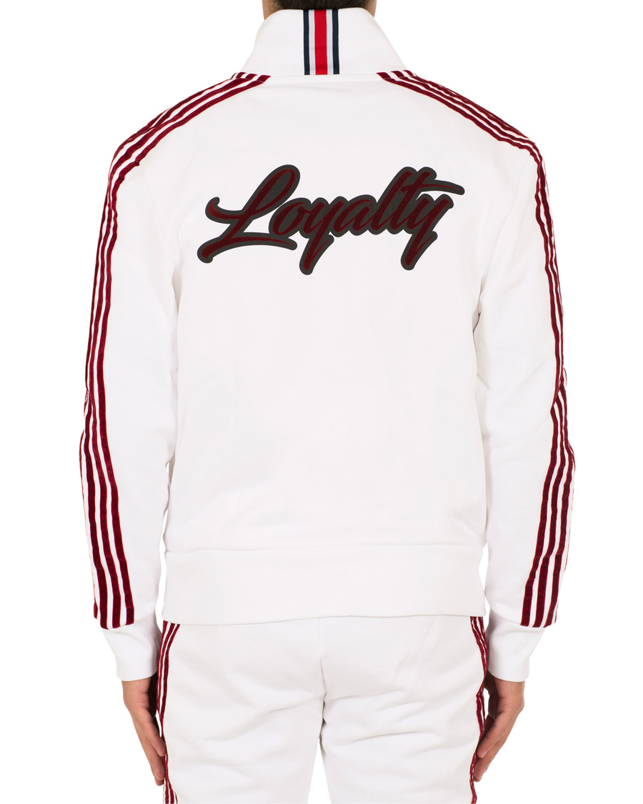 Homme | Pulls Et Tricots | Tommy Hilfiger | Lewis Hamilton Striped Track Jacket Bright White