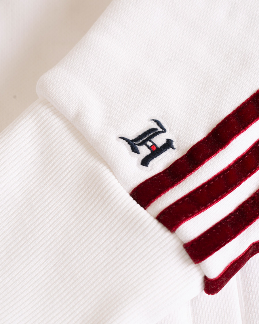 Homme | Pulls Et Tricots | Tommy Hilfiger | Lewis Hamilton Striped Track Jacket Bright White