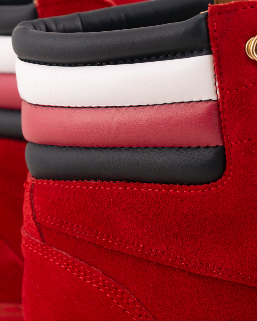 Homme | Tommy Hilfiger Lewis Hamilton Suede Hiking Boot Barbados Cherry | Tommy Hilfiger | Lewis Hamilton Suede Hiking Boot Barbados Cherry