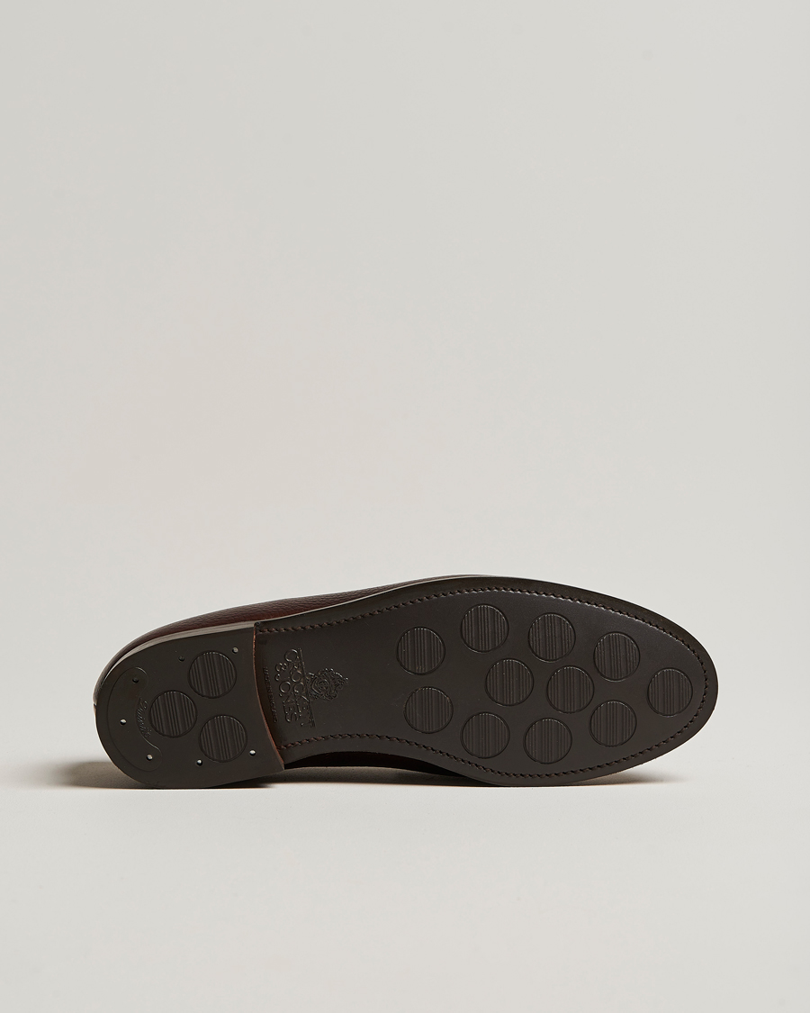 Homme | Loafers | Crockett & Jones | Boston City Sole Dark Brown Calf
