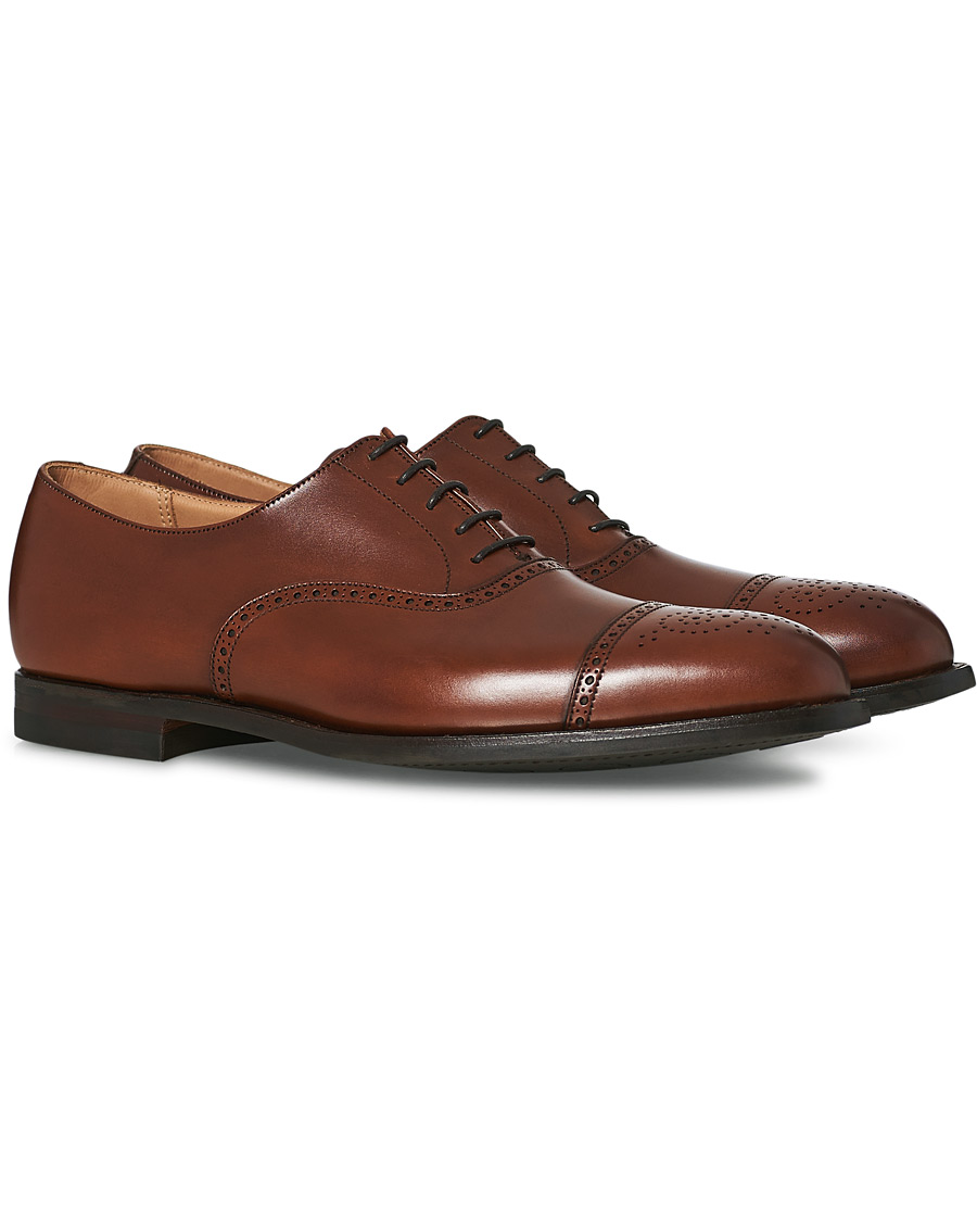 Homme | Crockett & Jones Hatton Brogue City Sole Burnished Calf | Crockett & Jones | Hatton Brogue City Sole Burnished Calf