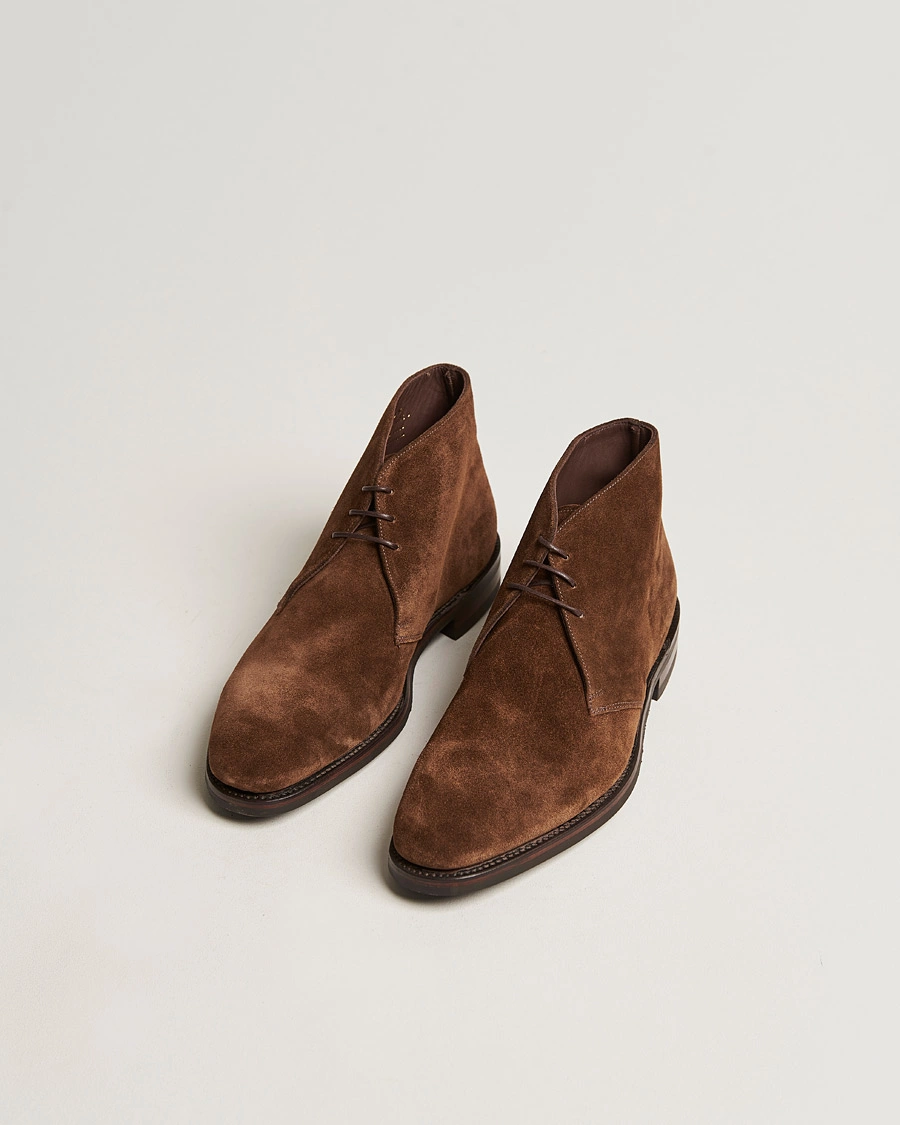 Homme | Handgjorda skor - Skoblockskampanj | Loake 1880 | Pimlico Chukka Boot Brown Suede