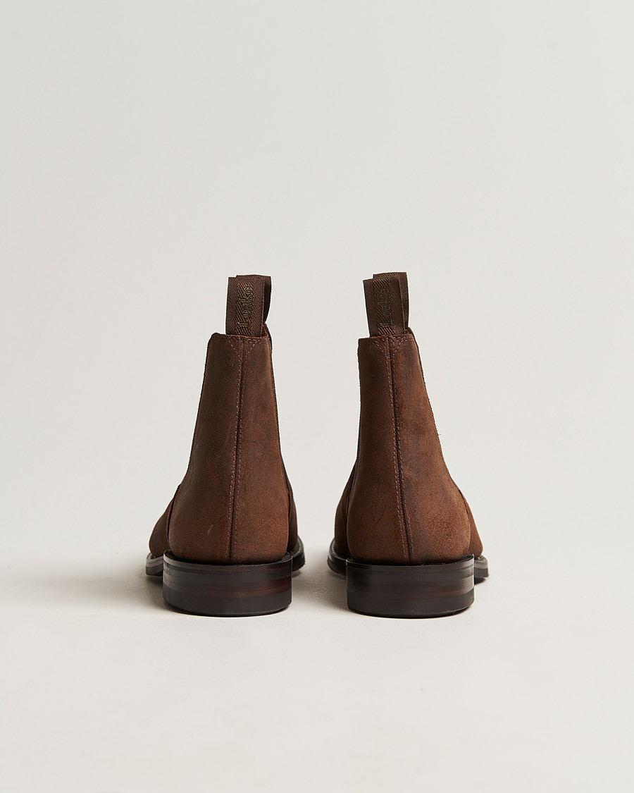 Homme | Loake 1880 Chatsworth Chelsea Boot Brown Waxed Suede | Loake 1880 | Chatsworth Chelsea Boot Brown Waxed Suede