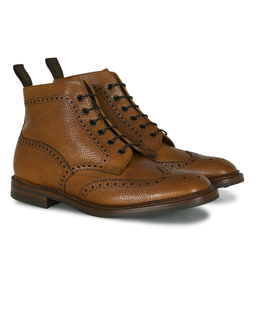 Homme | Loake 1880 Wolf Mahogany Grain Calf | Loake 1880 | Wolf Mahogany Grain Calf