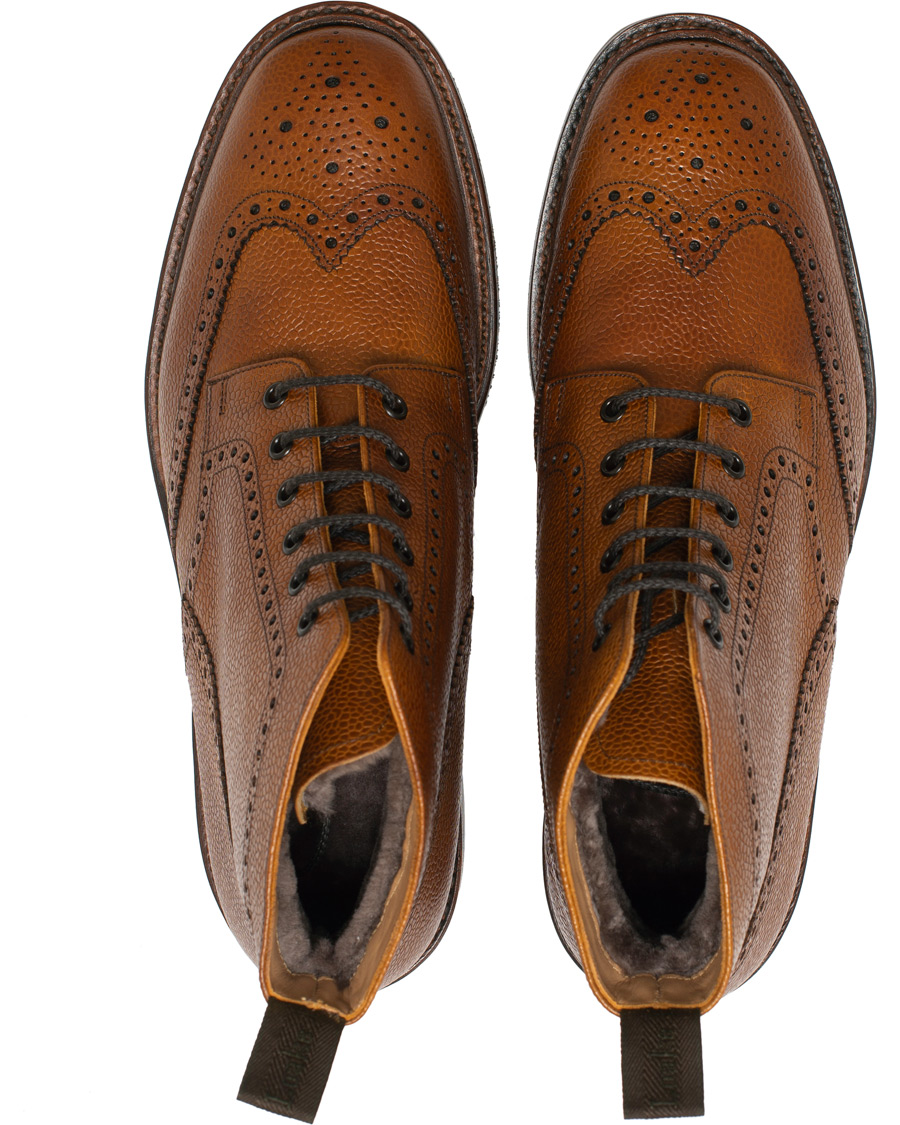 Homme | Loake 1880 Wolf Mahogany Grain Calf | Loake 1880 | Wolf Mahogany Grain Calf