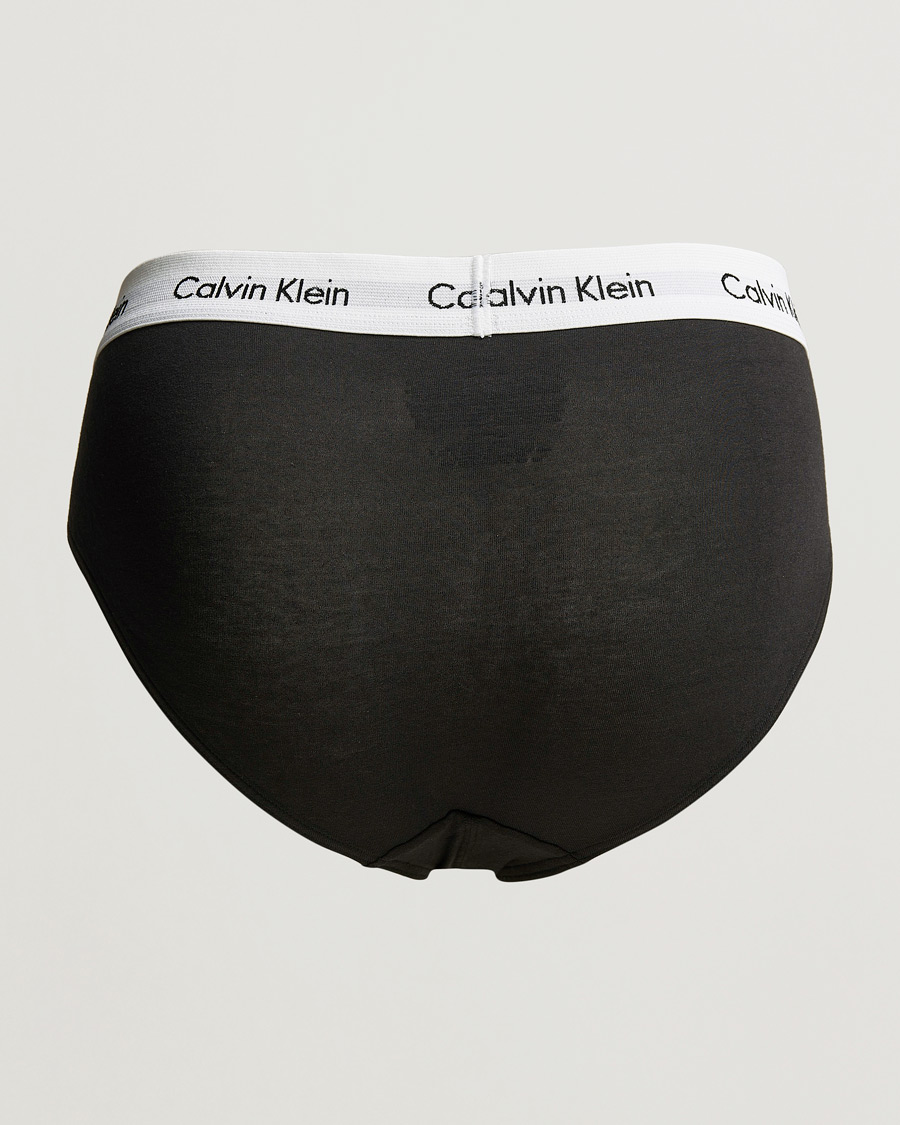 Homme |  | Calvin Klein | Cotton Stretch Hip Breif 3-Pack Black