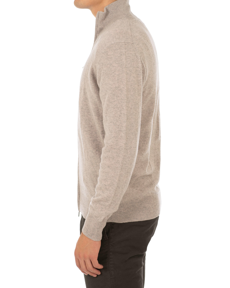 Homme | Pulls Et Tricots | Soft Goat | Cashmere Full-zip Light Taupe