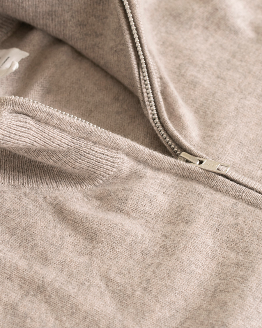 Homme | Pulls Et Tricots | Soft Goat | Cashmere Full-zip Light Taupe
