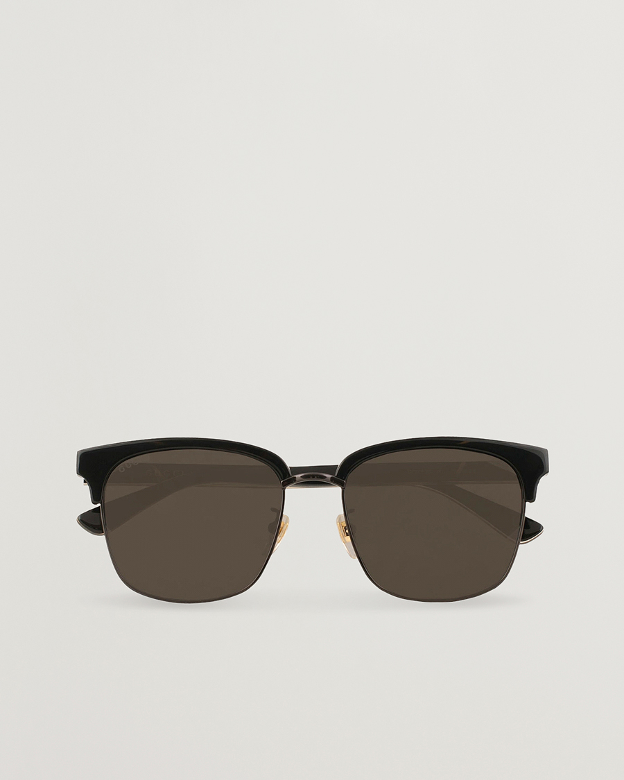 Homme | Lunettes De Soleil | Gucci | GG0382S Sunglasses Black/Grey