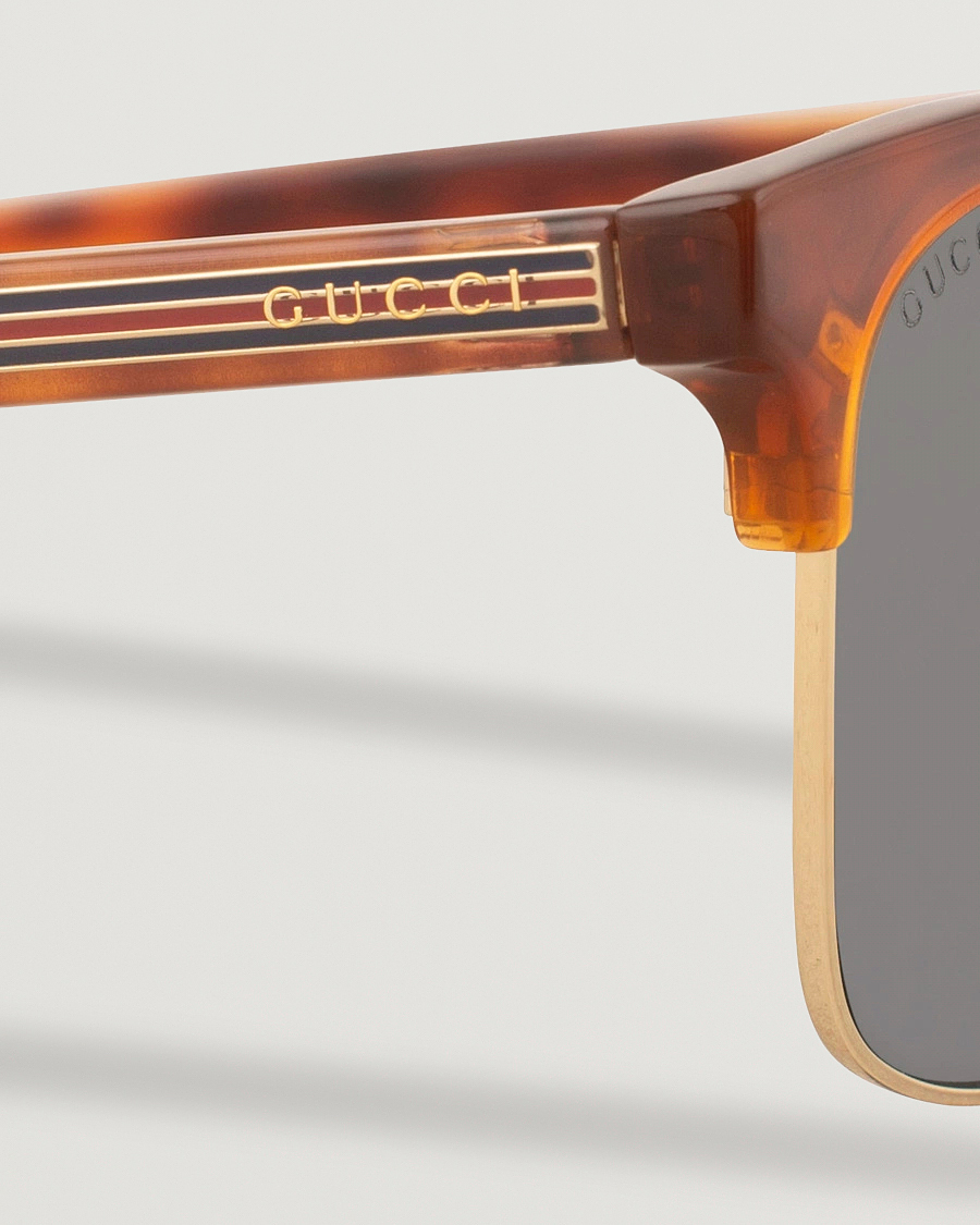 Homme | Gucci GG0382S Sunglasses Havana/Blue | Gucci | GG0382S Sunglasses Havana/Blue