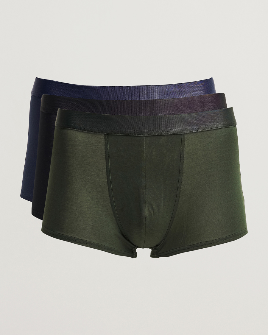 Homme | Sous-Vêtements Et Chaussettes | CDLP | 3-Pack Boxer Trunk Black/Army Green/Navy