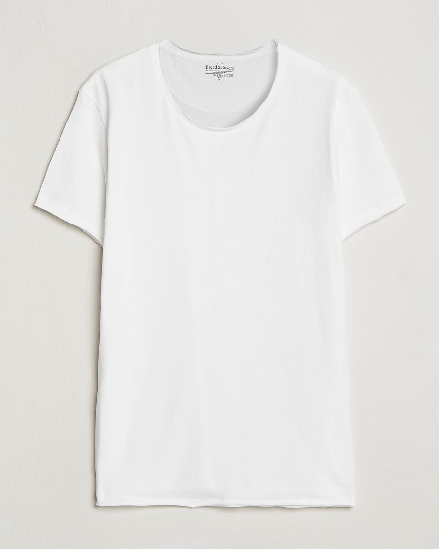 Homme | T-shirts | Bread & Boxers | Crew Neck Relaxed White