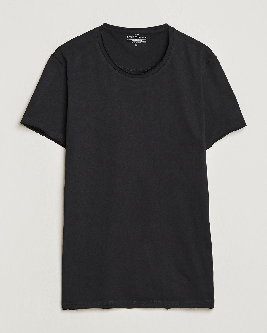 Homme | T-shirts | Bread & Boxers | Crew Neck Relaxed Black
