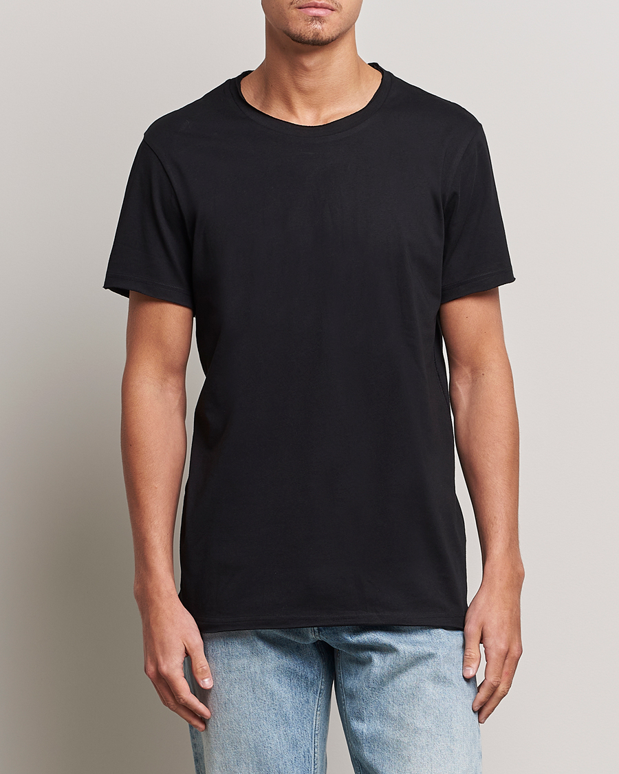 Homme | T-shirts | Bread & Boxers | Crew Neck Relaxed Black