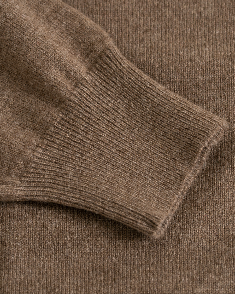 Homme | Pulls Et Tricots | Piacenza Cashmere | Cashmere Crew Neck Sweater Brown