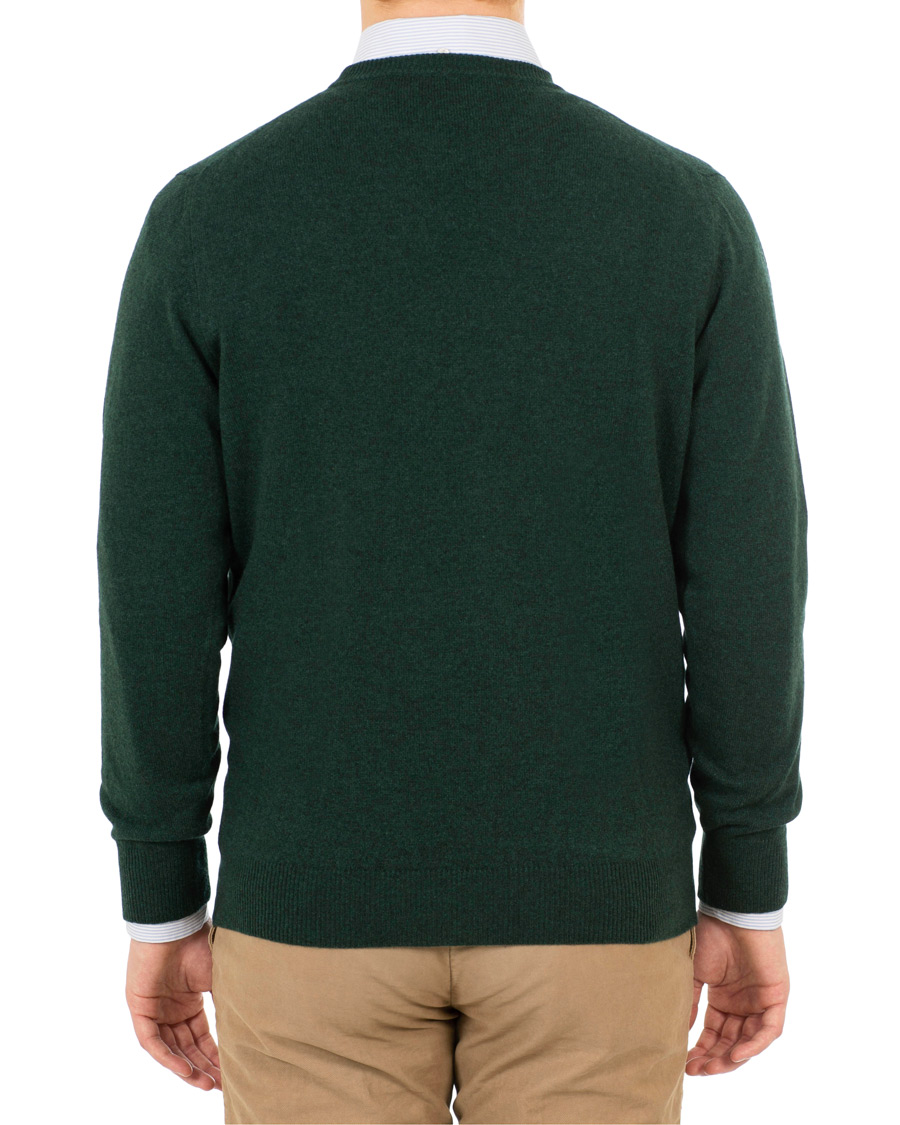 Homme | Pulls Et Tricots | Piacenza Cashmere | Cashmere Crew Neck Sweater Racing Green