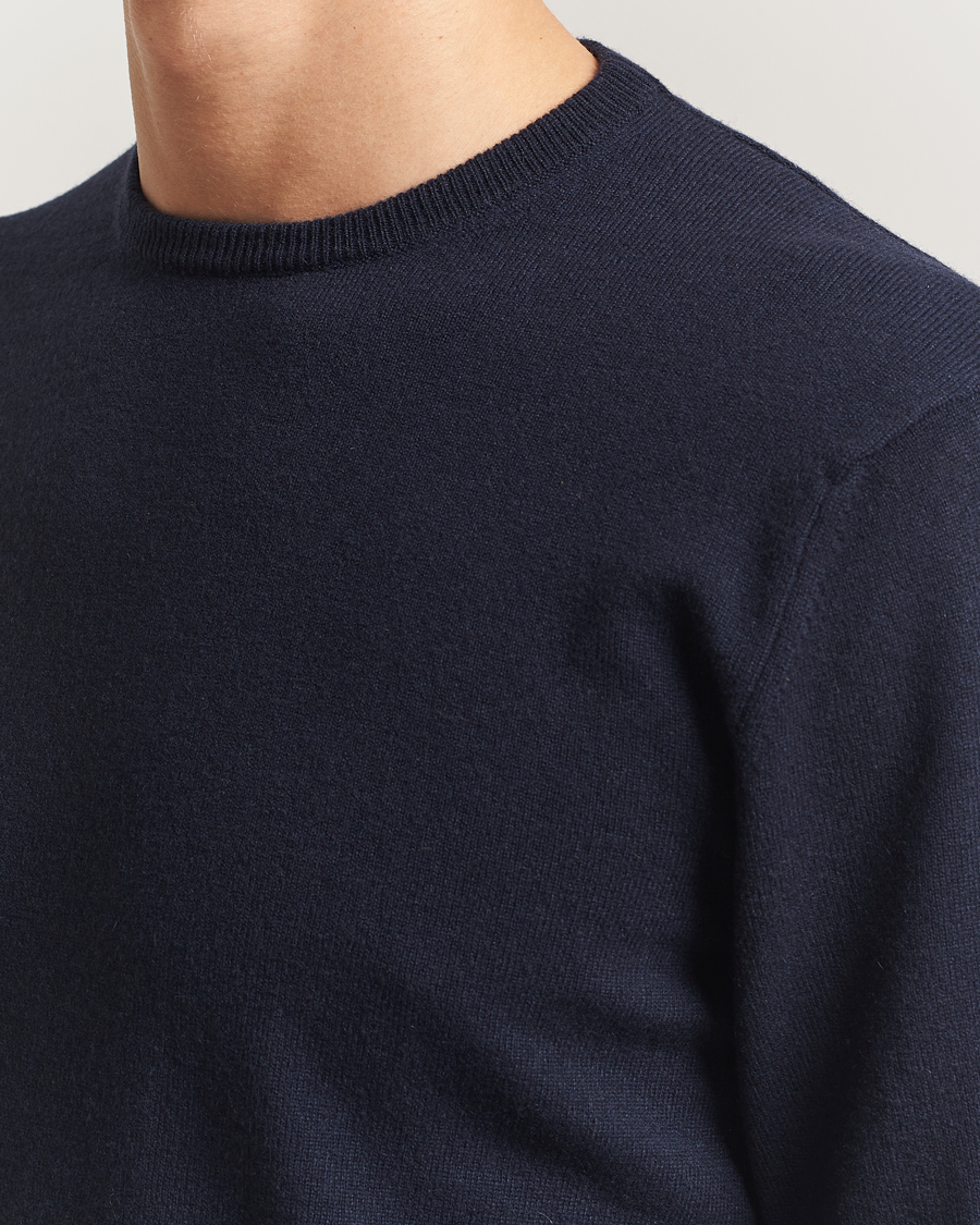 Homme | Pulls Et Tricots | Piacenza Cashmere | Cashmere Crew Neck Sweater Navy