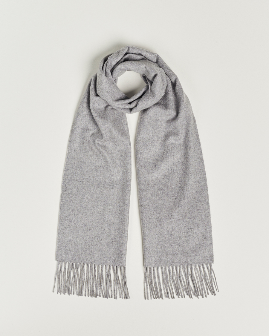 Homme | Piacenza Cashmere Cashmere Scarf Light Grey | Piacenza Cashmere | Cashmere Scarf Light Grey