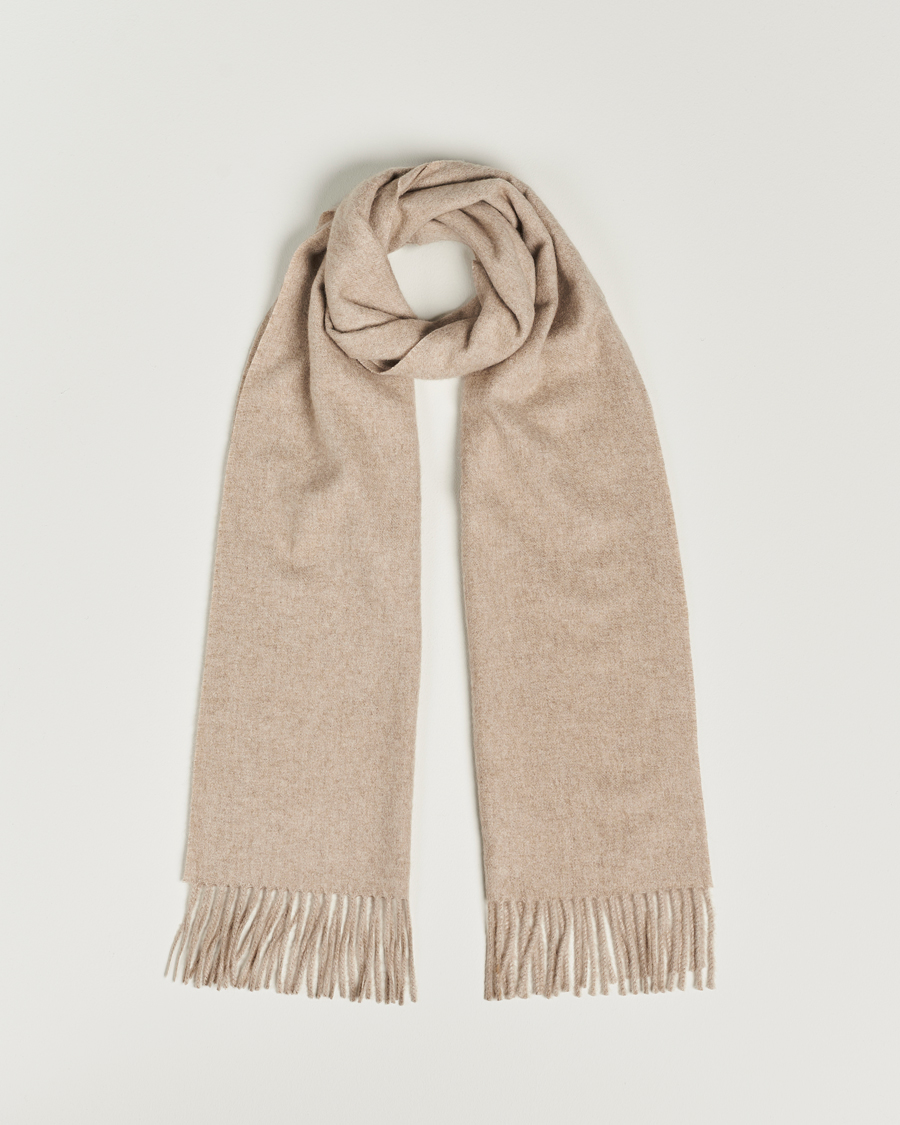 Homme | Piacenza Cashmere Cashmere Scarf Light Beige | Piacenza Cashmere | Cashmere Scarf Light Beige