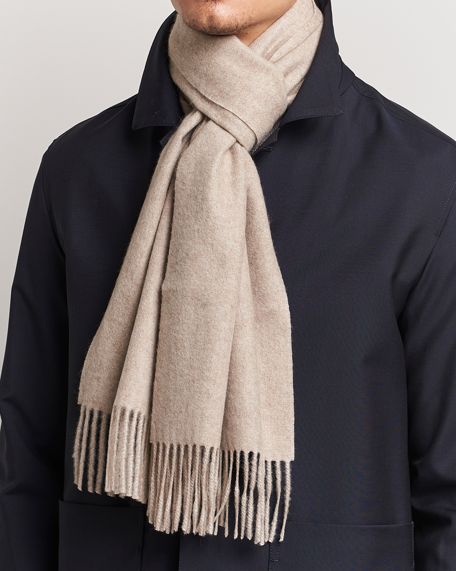Homme | Écharpes | Piacenza Cashmere | Cashmere Scarf Light Beige