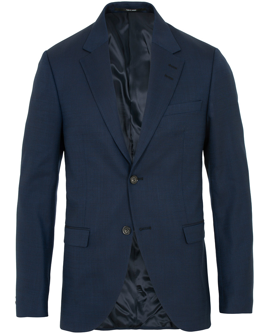 Homme | Blazers | Tiger of Sweden | Jamonte Wool Stretch Blazer Country Blue