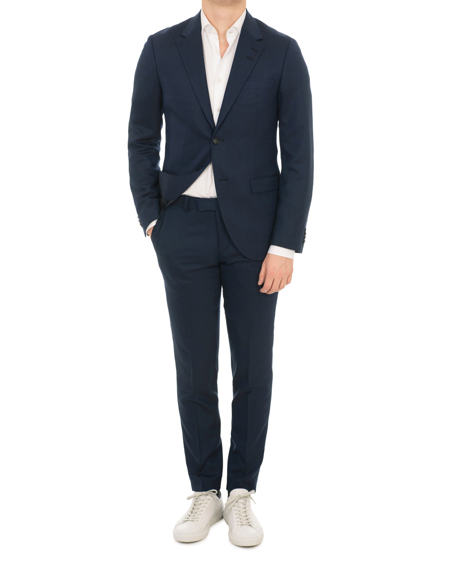 Homme | Blazers | Tiger of Sweden | Jamonte Wool Stretch Blazer Country Blue