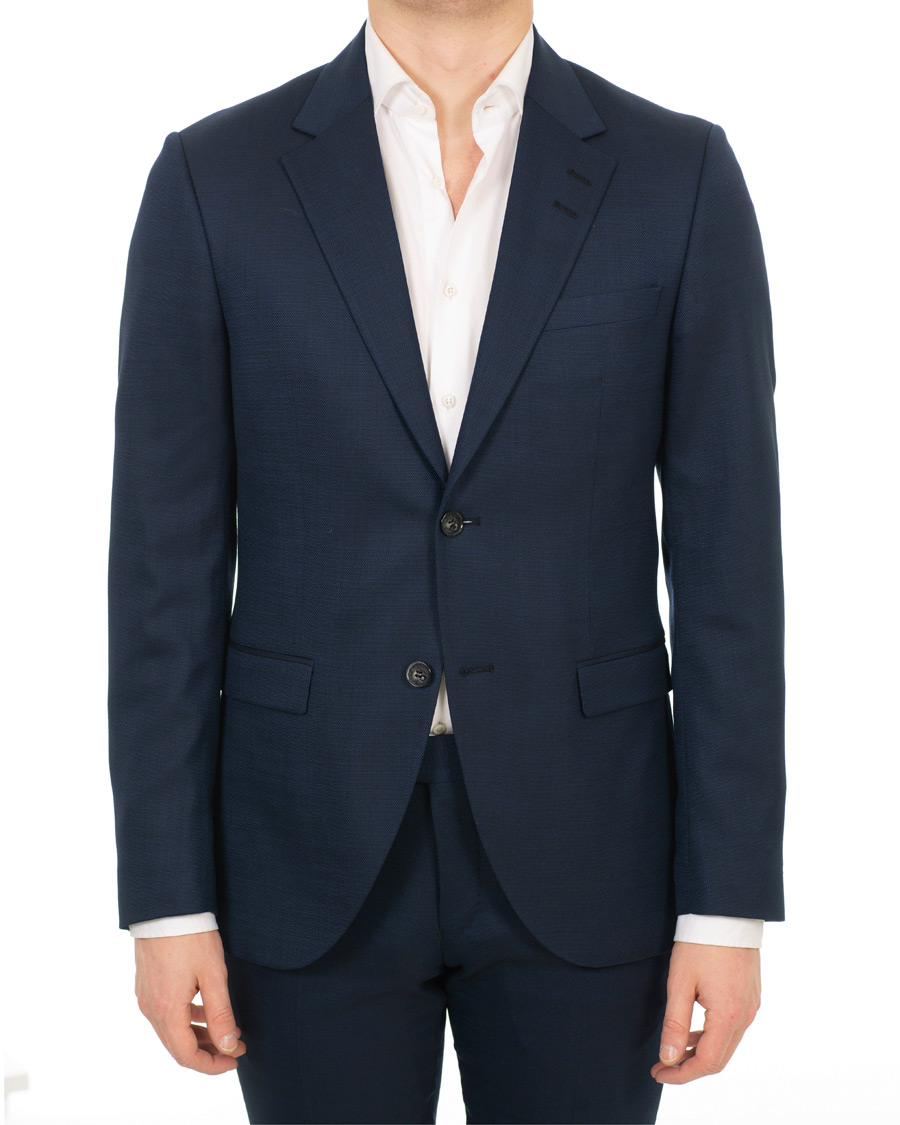 Homme | Blazers | Tiger of Sweden | Jamonte Wool Stretch Blazer Country Blue