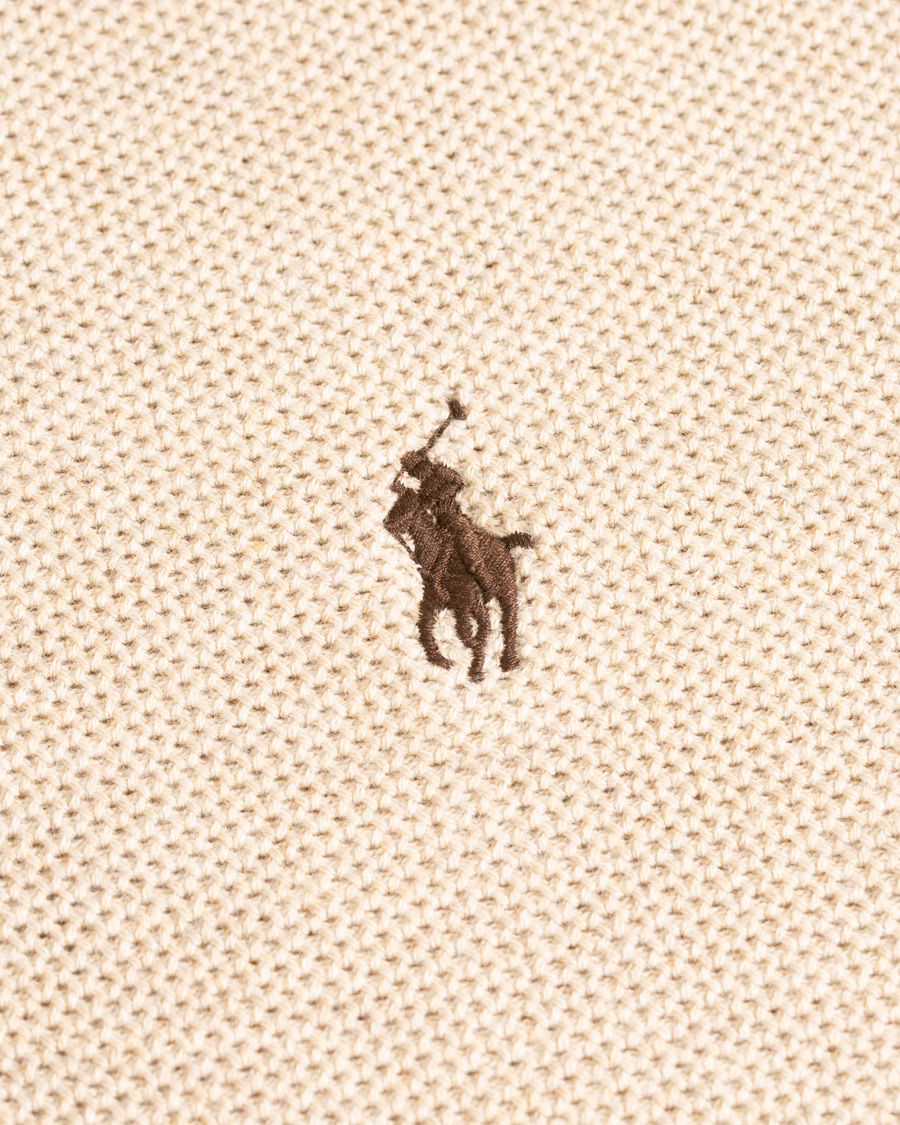 Homme | Pulls Et Tricots | Polo Ralph Lauren | Texture Half Zip Oatmeal Heather