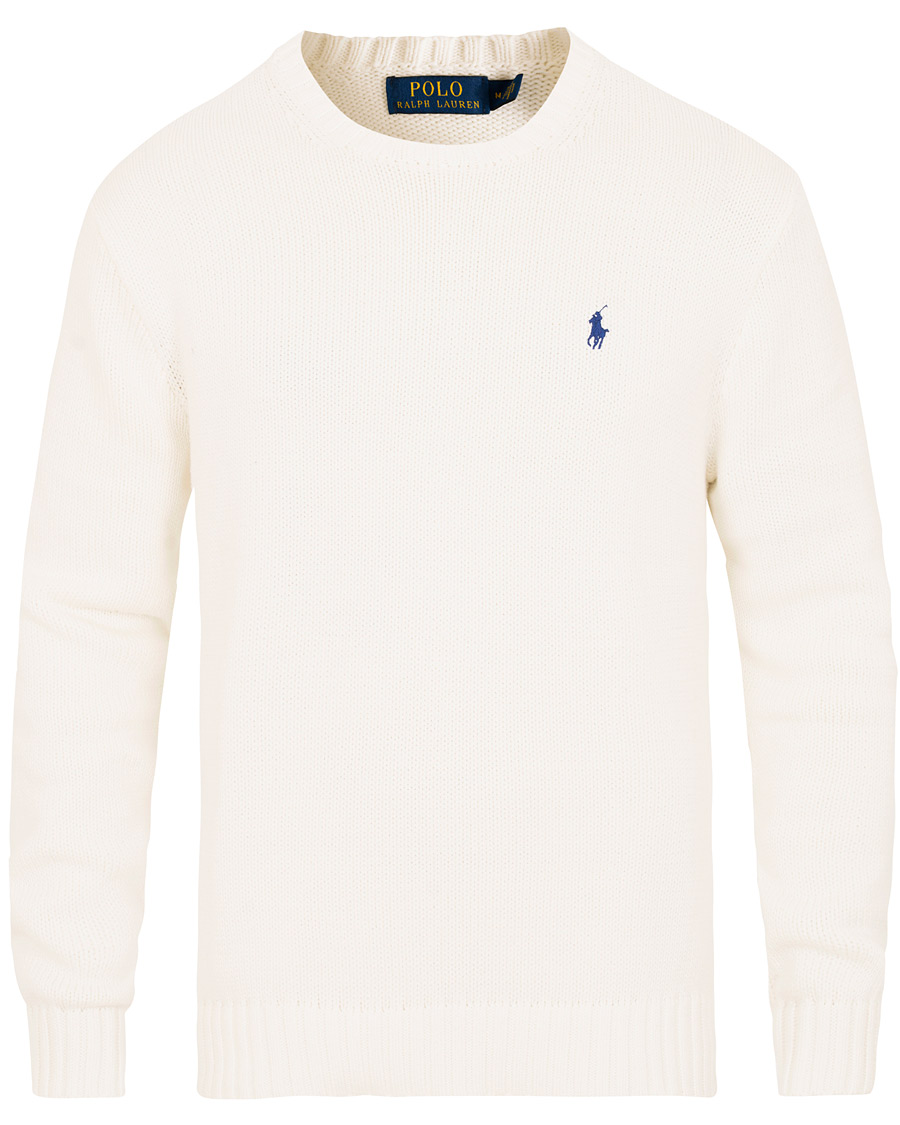 Homme | Pulls Et Tricots | Polo Ralph Lauren | Crisby Cotton Crew Neck White