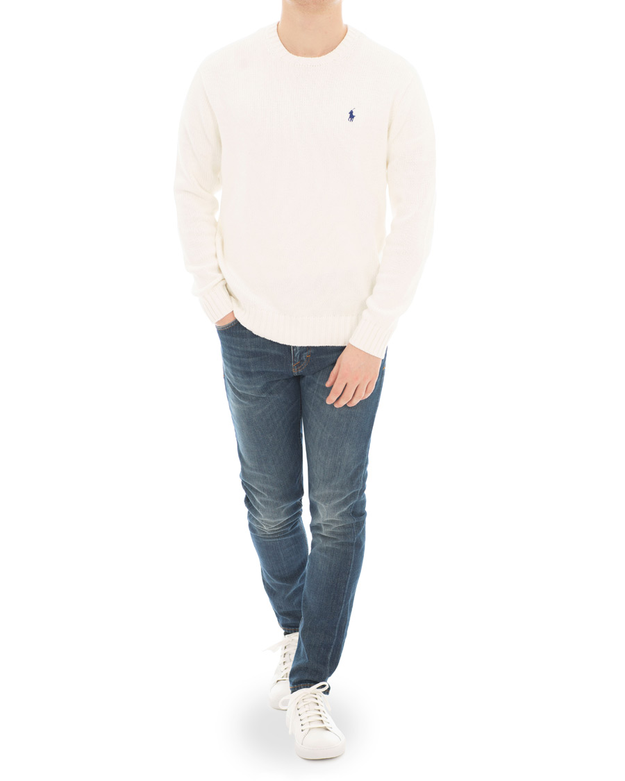 Homme | Pulls Et Tricots | Polo Ralph Lauren | Crisby Cotton Crew Neck White
