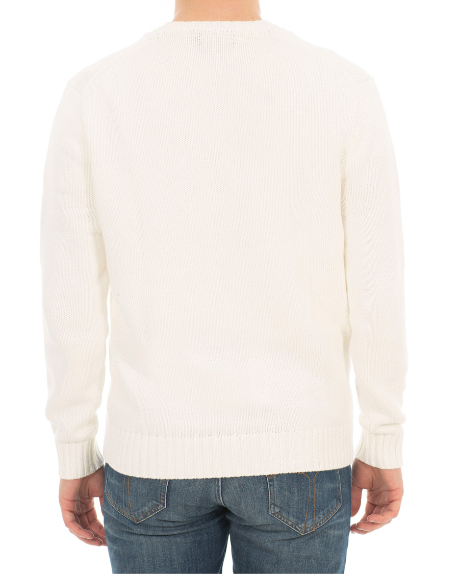 Homme | Pulls Et Tricots | Polo Ralph Lauren | Crisby Cotton Crew Neck White