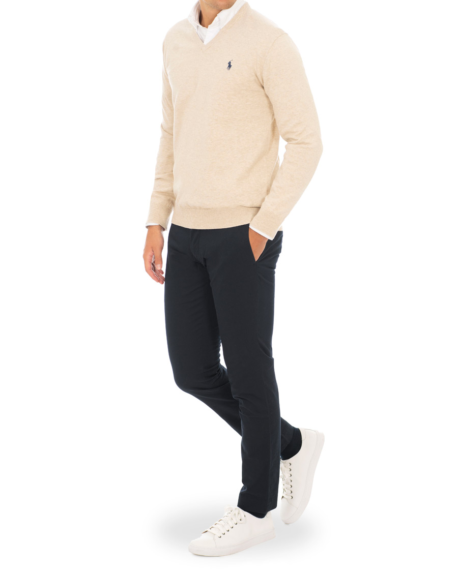 Homme | Pantalons | Polo Ralph Lauren | Tailored Slim Fit Stretch Hudson Chinos Aviator Navy