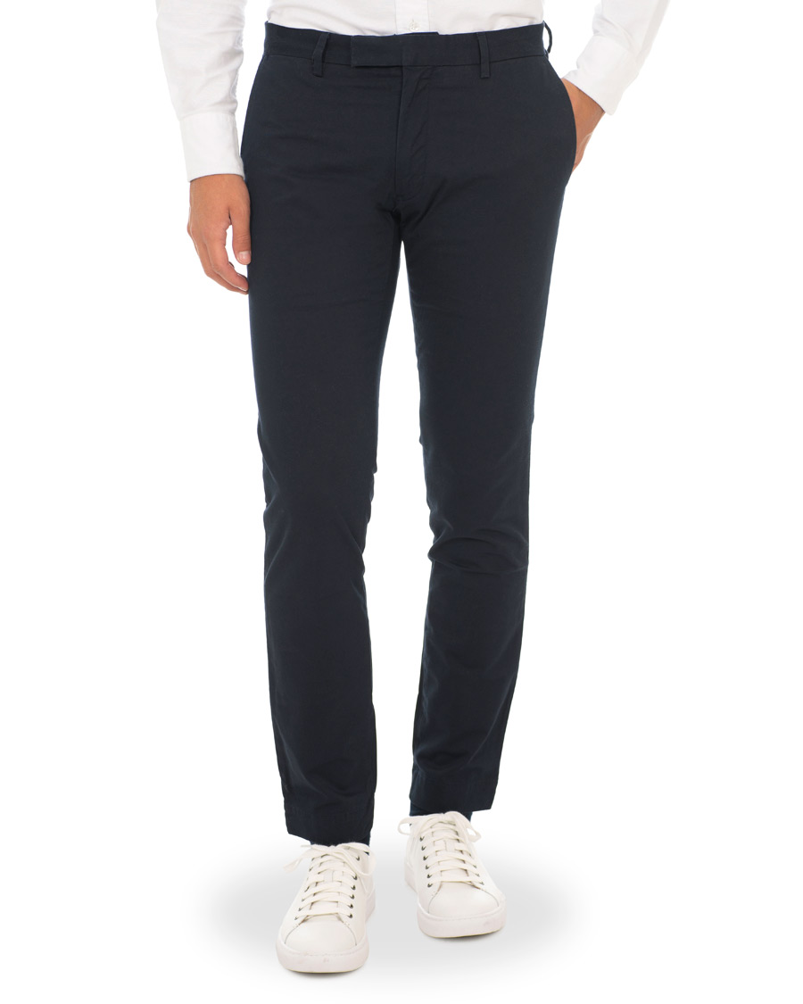 Homme | Pantalons | Polo Ralph Lauren | Tailored Slim Fit Stretch Hudson Chinos Aviator Navy