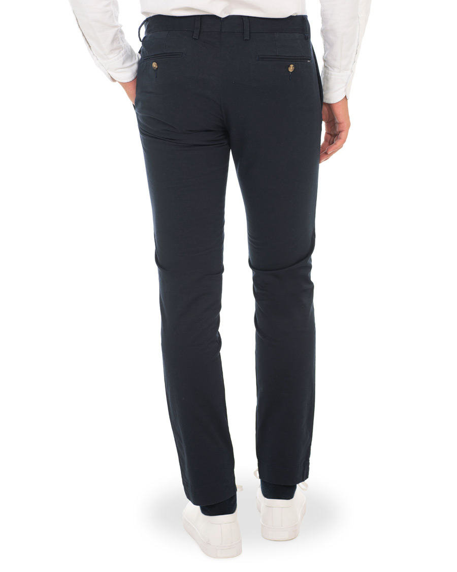 Homme | Pantalons | Polo Ralph Lauren | Tailored Slim Fit Stretch Hudson Chinos Aviator Navy