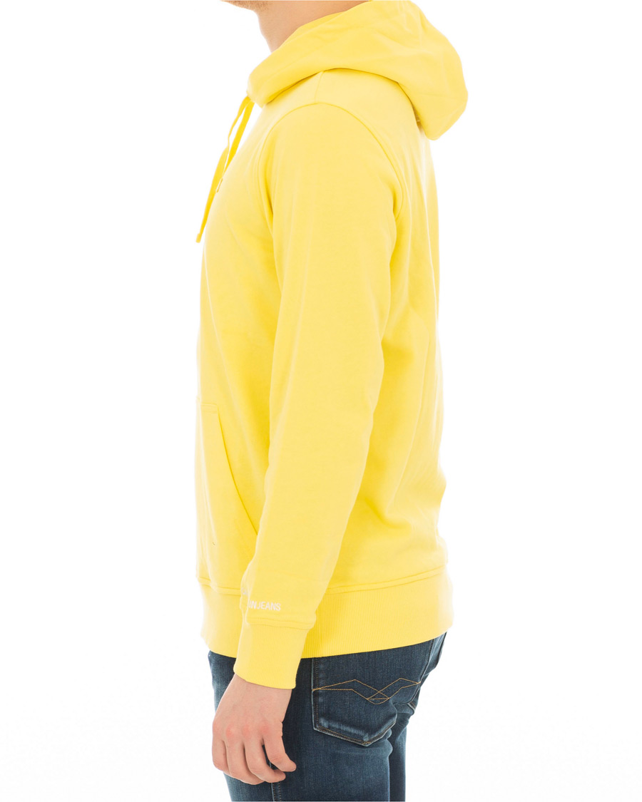Homme | Pulls Et Tricots | Calvin Klein Jeans | Chest Embroidery Hoodie Yellow Cream