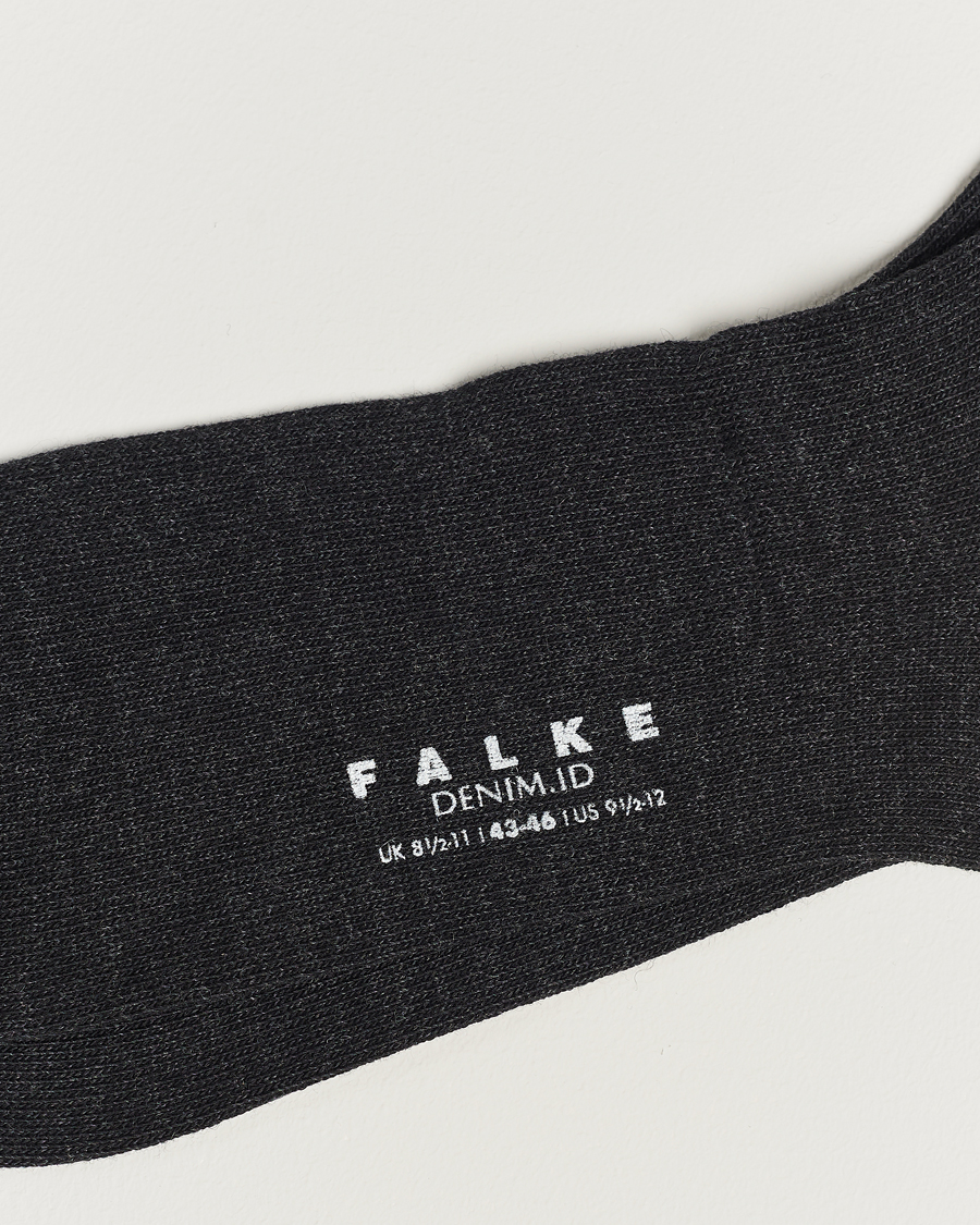 Homme |  | Falke | Denim ID Jeans Socks Anthracite Melange