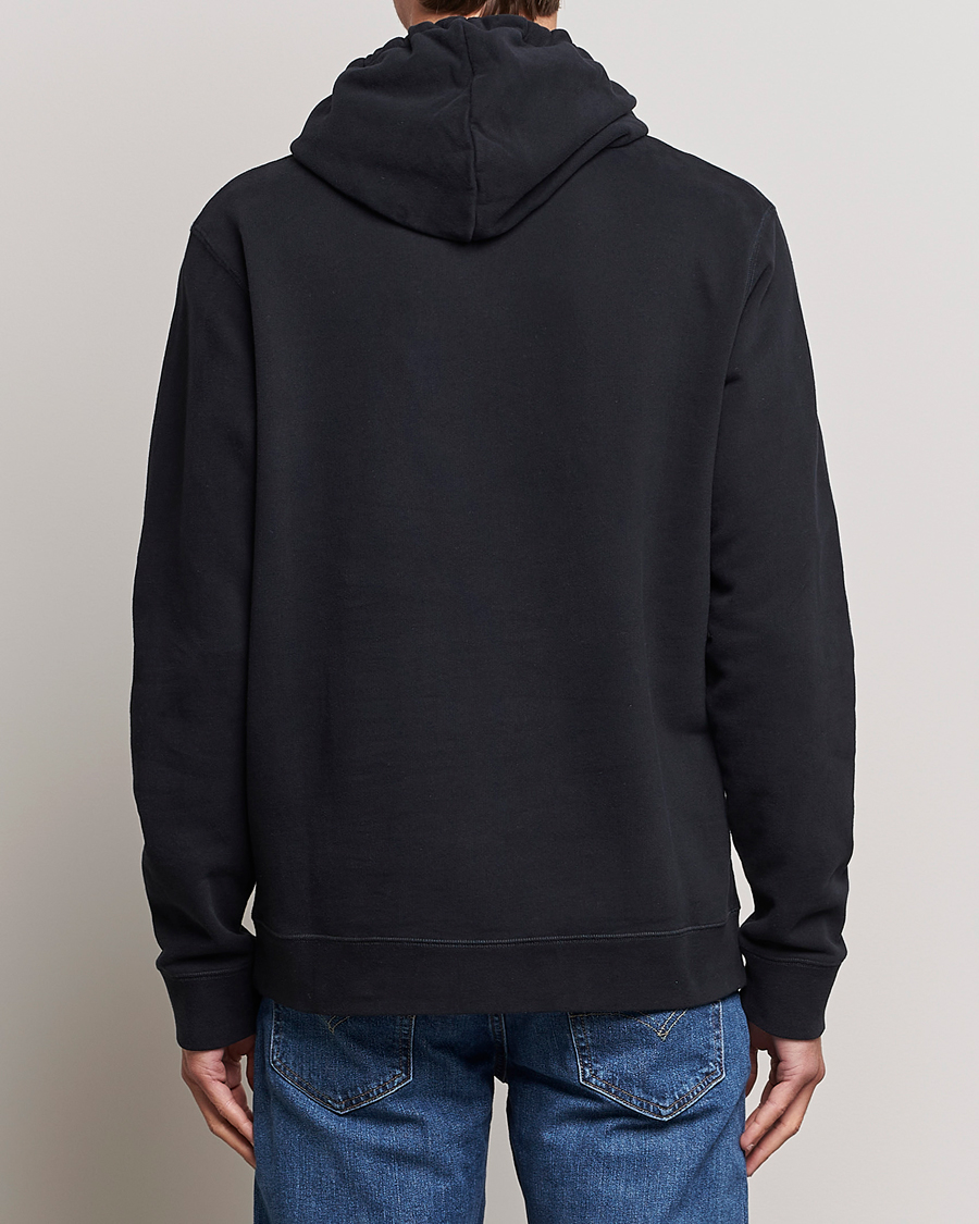 Homme | Pulls Et Tricots | Sunspel | Loopback Hoodie Black