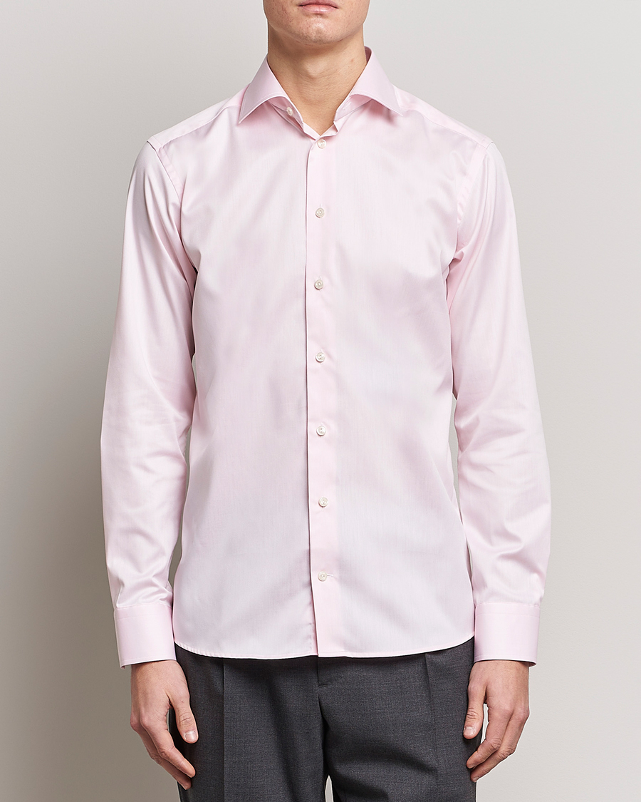 Homme | Chemises | Eton | Slim Fit Signature Twill Shirt Pink