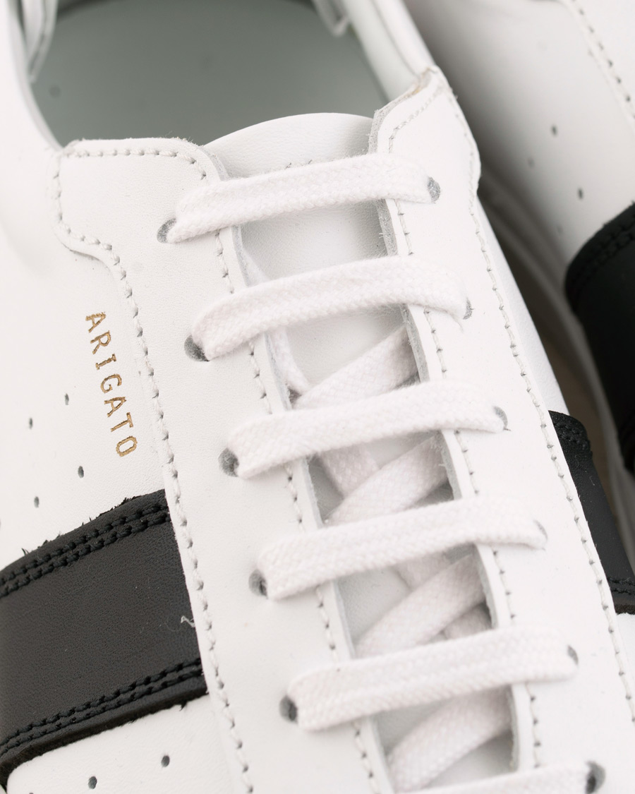 Homme | Axel Arigato Dunk Sneaker White Leather/Black | Axel Arigato | Dunk Sneaker White Leather/Black