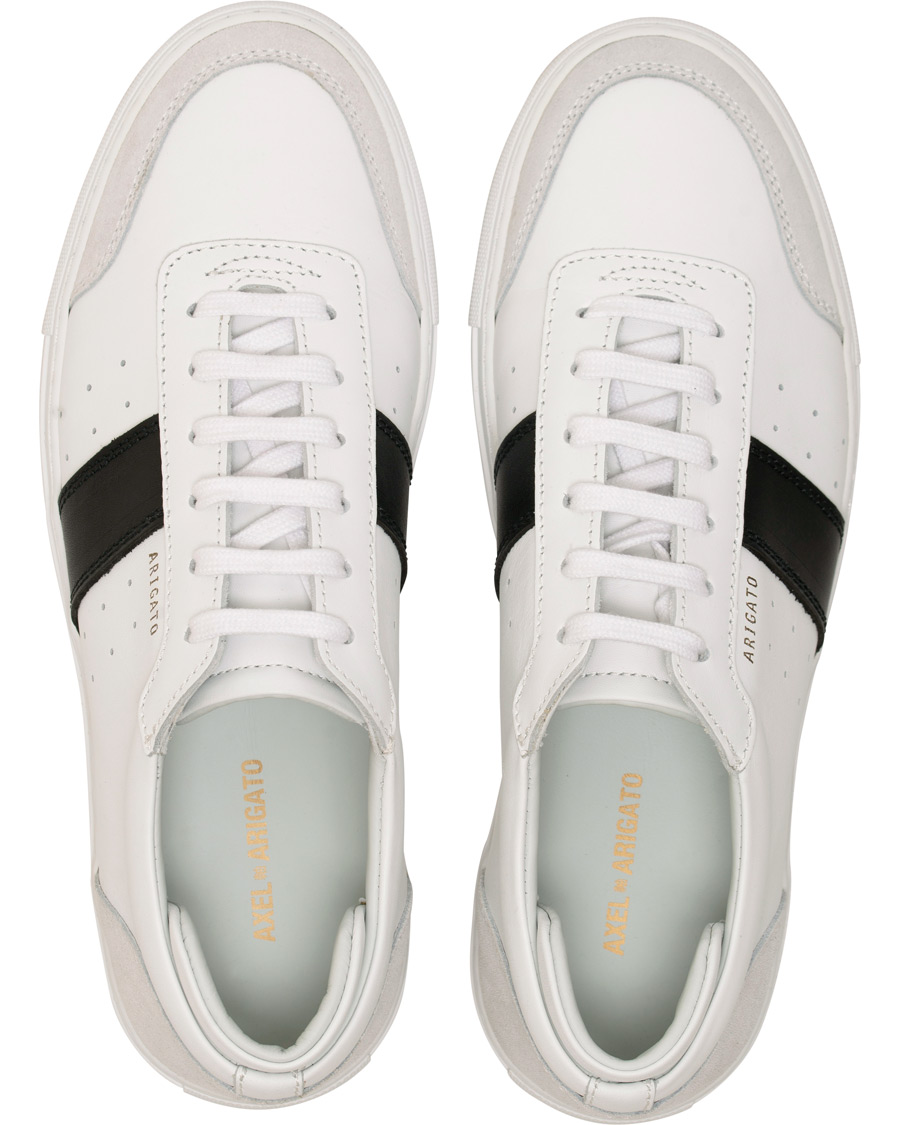 Homme | Axel Arigato Dunk Sneaker White Leather/Black | Axel Arigato | Dunk Sneaker White Leather/Black