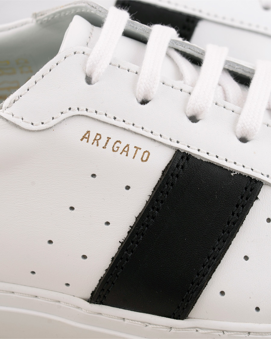 Homme | Axel Arigato Dunk Sneaker White Leather/Black | Axel Arigato | Dunk Sneaker White Leather/Black