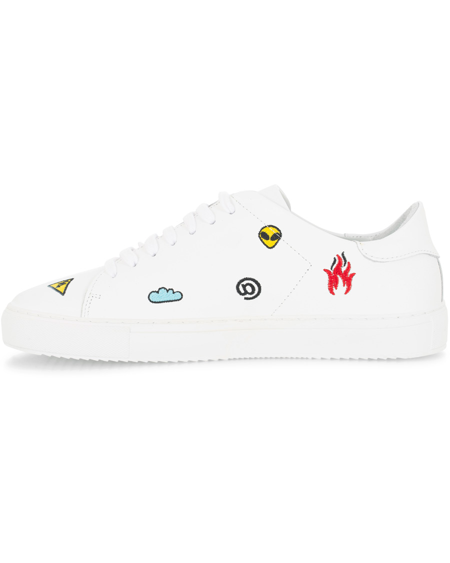 Homme | Axel Arigato Clean 90 Emoji Sneaker White Leather | Axel Arigato | Clean 90 Emoji Sneaker White Leather