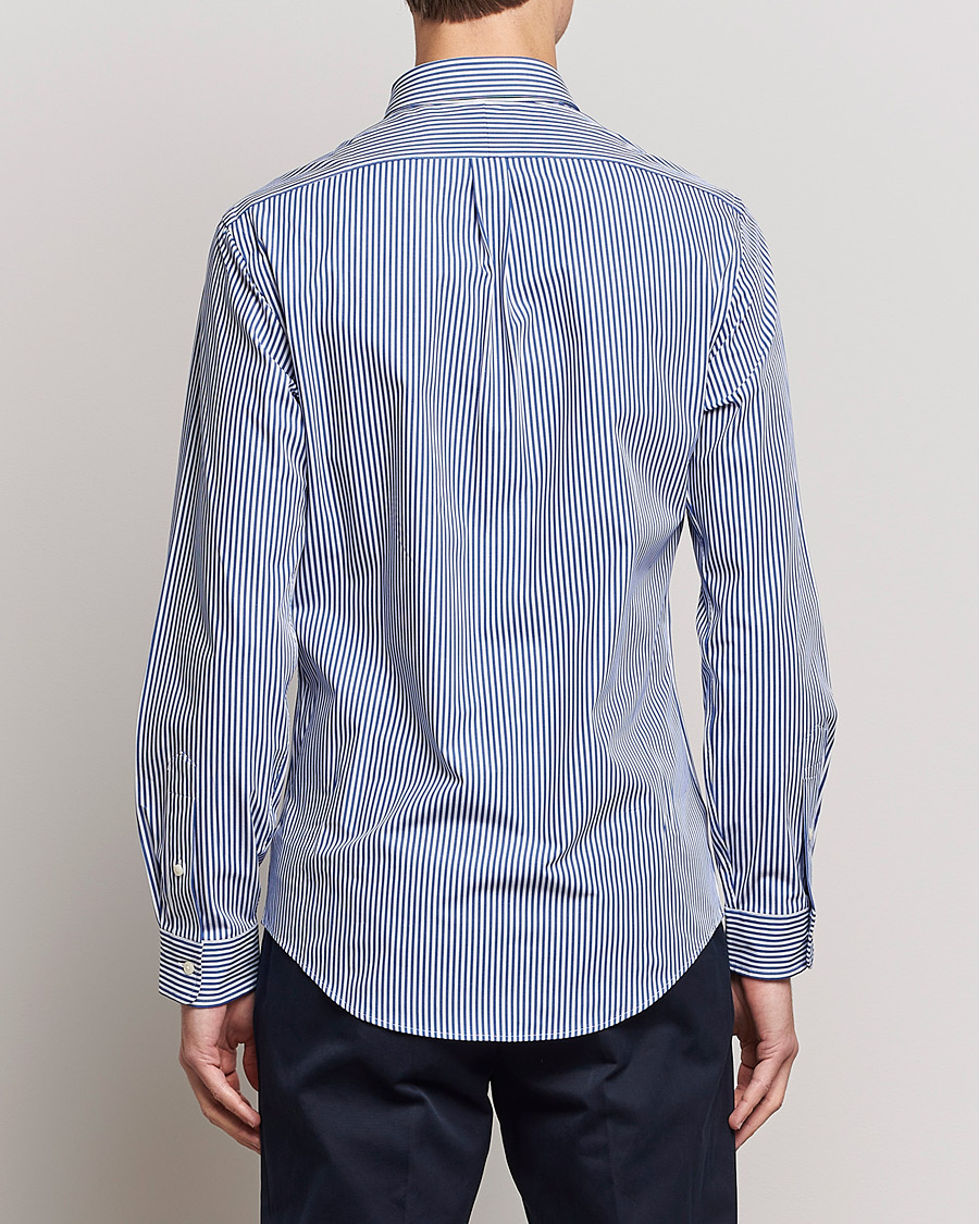 Homme | Chemises | Polo Ralph Lauren | Slim Fit Big Stripe Poplin Shirt Blue/White