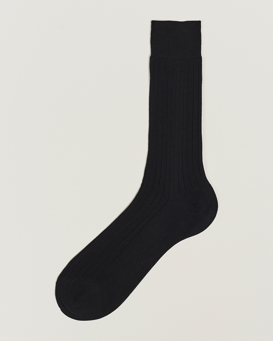 Homme | Sous-Vêtements Et Chaussettes | Bresciani | Cotton Ribbed Short Socks Black