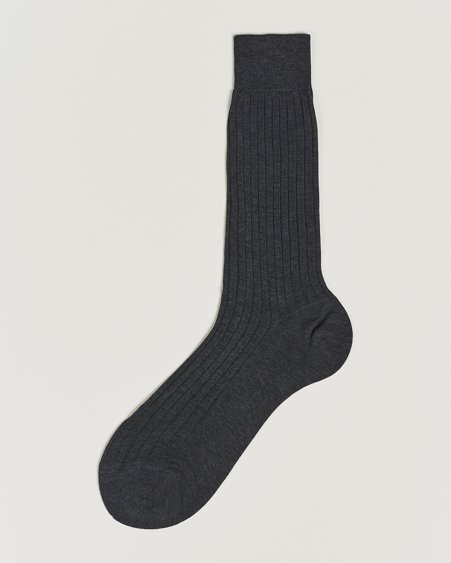 Homme | Sous-Vêtements Et Chaussettes | Bresciani | Cotton Ribbed Short Grey Melange