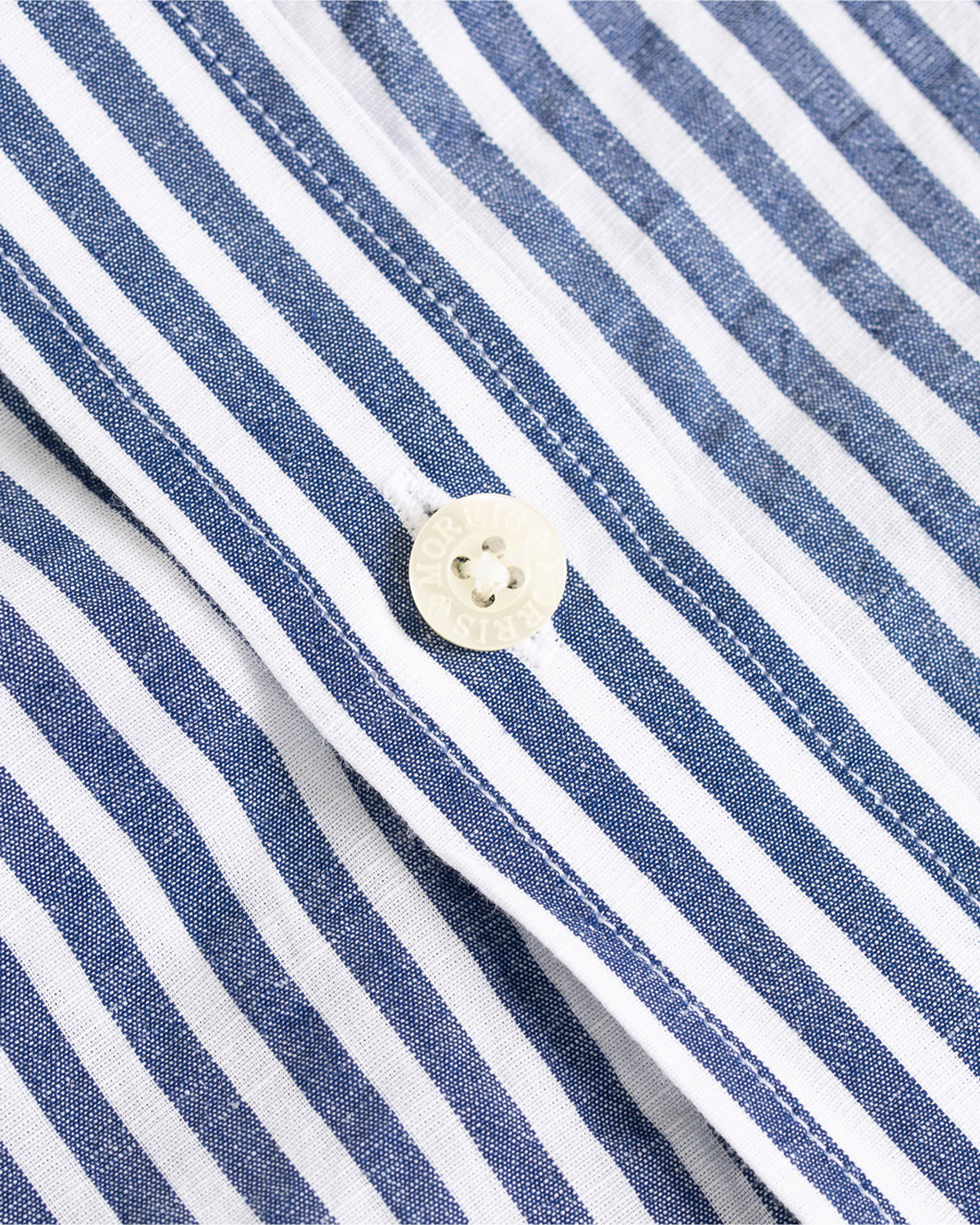 Homme | Chemises | Morris | Nolan Stripe Button Down Shirt White/Navy
