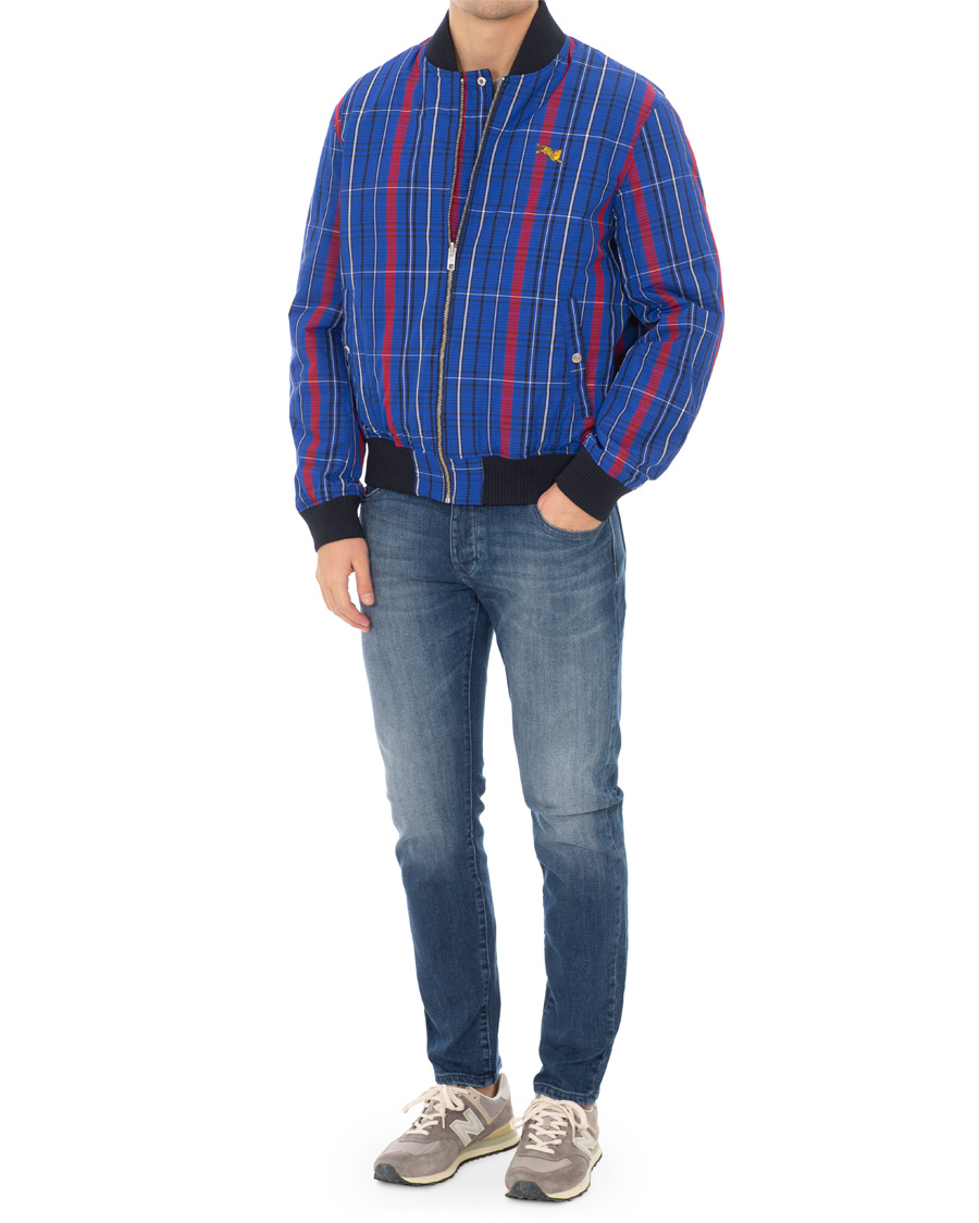 Homme | Manteaux Et Vestes | KENZO | Reversible Tiger Crest Bomber Jacket Navy/Multi Blue