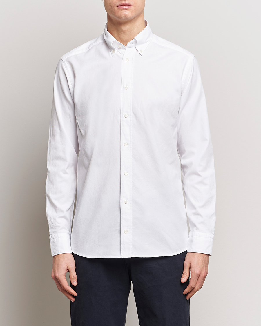 Homme | Chemises | Eton | Slim Fit Royal Oxford Button Down White
